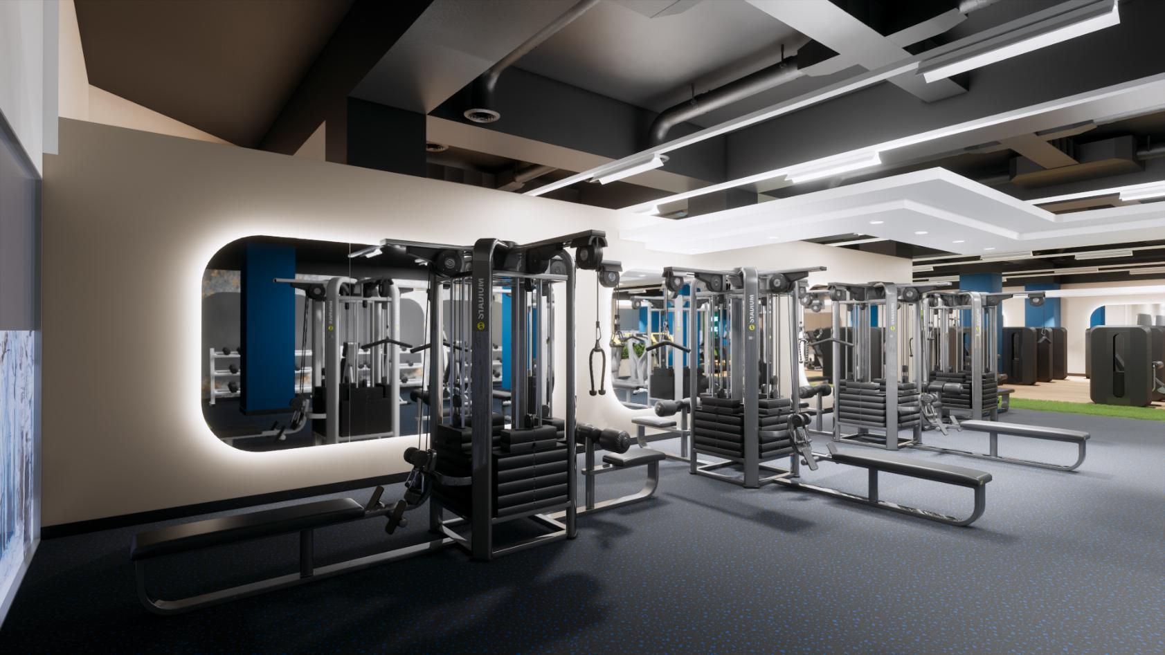 Slika Multihealth teretane u Zagrebu - Rudeš